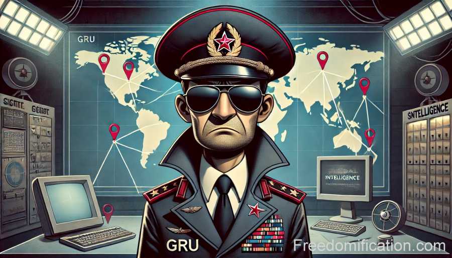 Agente del GRU que simboliza la inteligencia militar rusa.